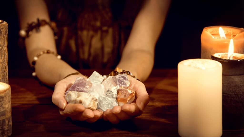 How to Charge Crystals with Intentions
