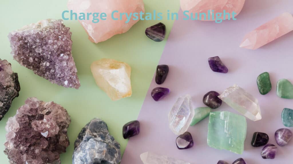 charge crystals with sunlight