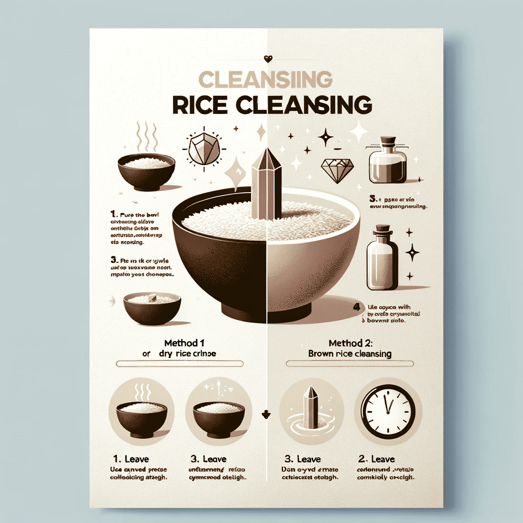 Two Simple Ways to Cleanse Crystals with Rice