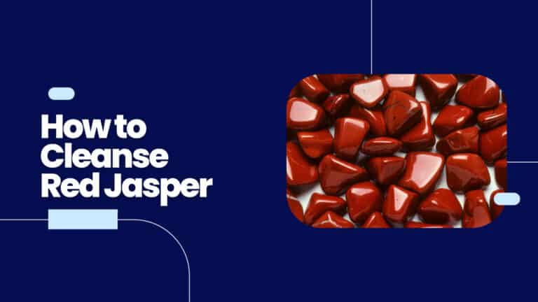 How to cleanse Red Jasper