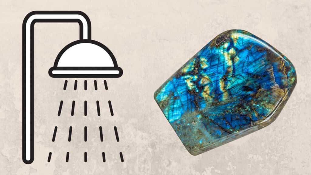 How to Cleanse a Labradorite Stone with water