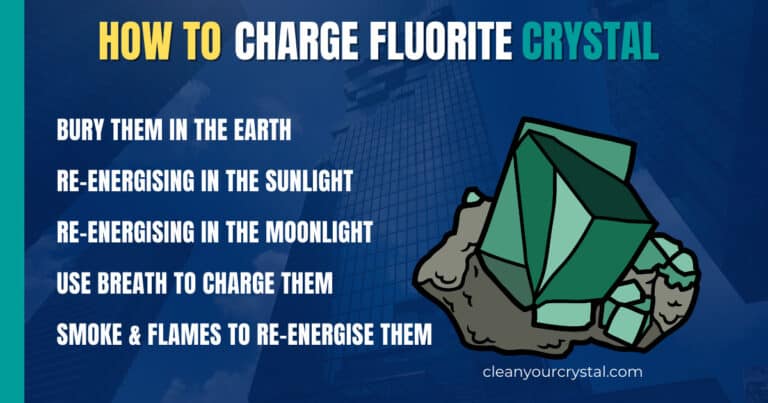 Methods to charge fluorite crystal
