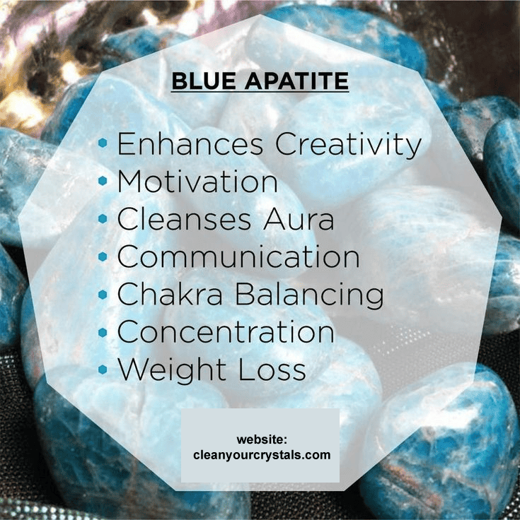 Blue Apatite Healing Properties