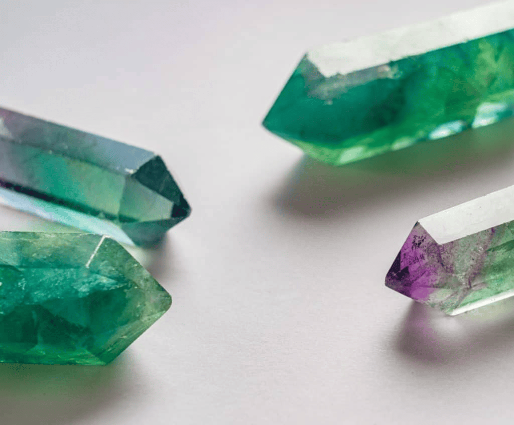 Fluorite crystals color