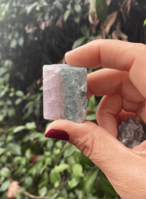 Charge Fluorite crystal