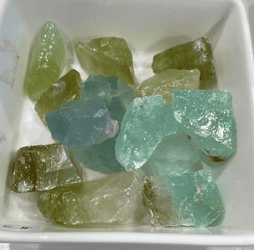 Energy Mixes with Green Calcite
