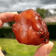 Cleanse Carnelian with Moonlight